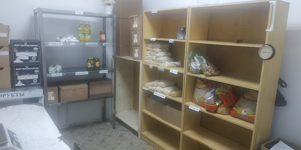 складское помещение столовой