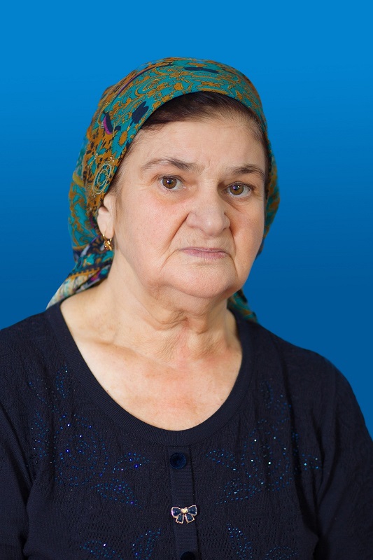 Алиева  Загидат Гаджимагомедовна.